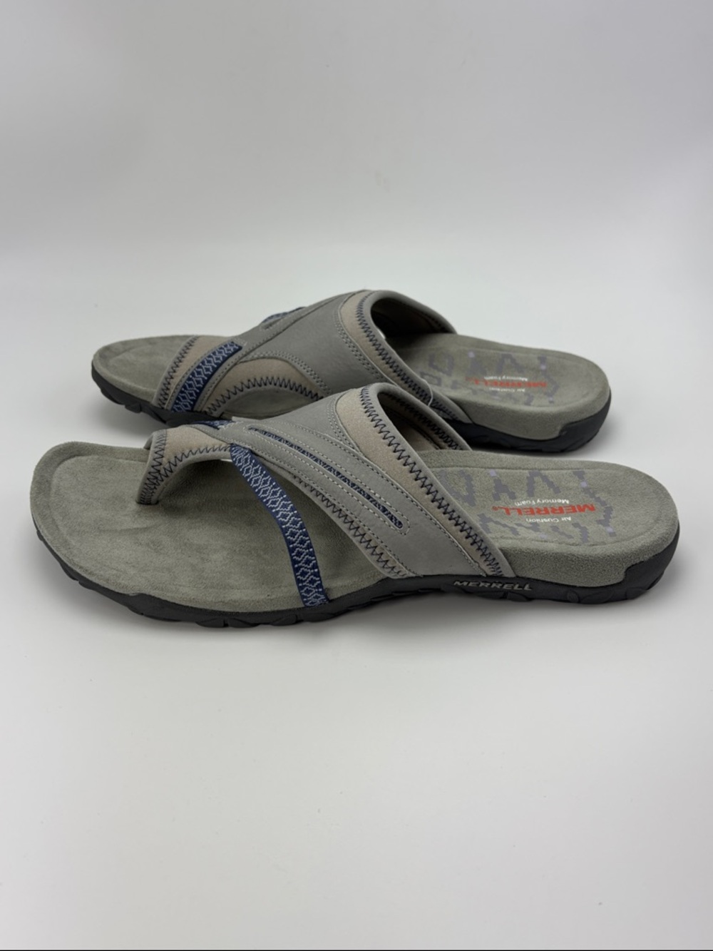 Merrell Gray Sleet Terran Thong Sandals - size 11 NEW - Picture 5 of 9